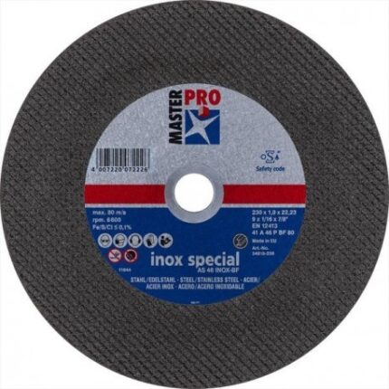 Disque à tronçonner inox et acier PSF MP