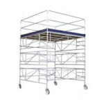 Echafaudage roulant acier - 4.80m - plancher 0.54*1.36m - JUNIOR 200