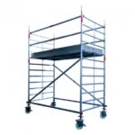 Échafaudage roulant ALUXIS 140 Aluminium, haut. plancher 12 m