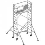 Échafaudage roulant EVOLIS 160 Acier, haut. plancher 3,20 m