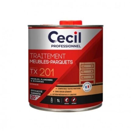 Traitement meubles, parquets et boiseries TX201